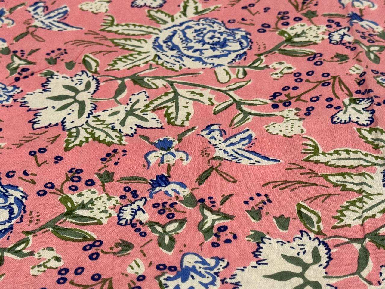 White Pink Fitted Premium Bedsheet