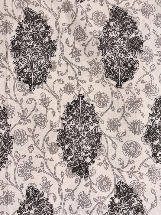 White Black Premium Bedsheet